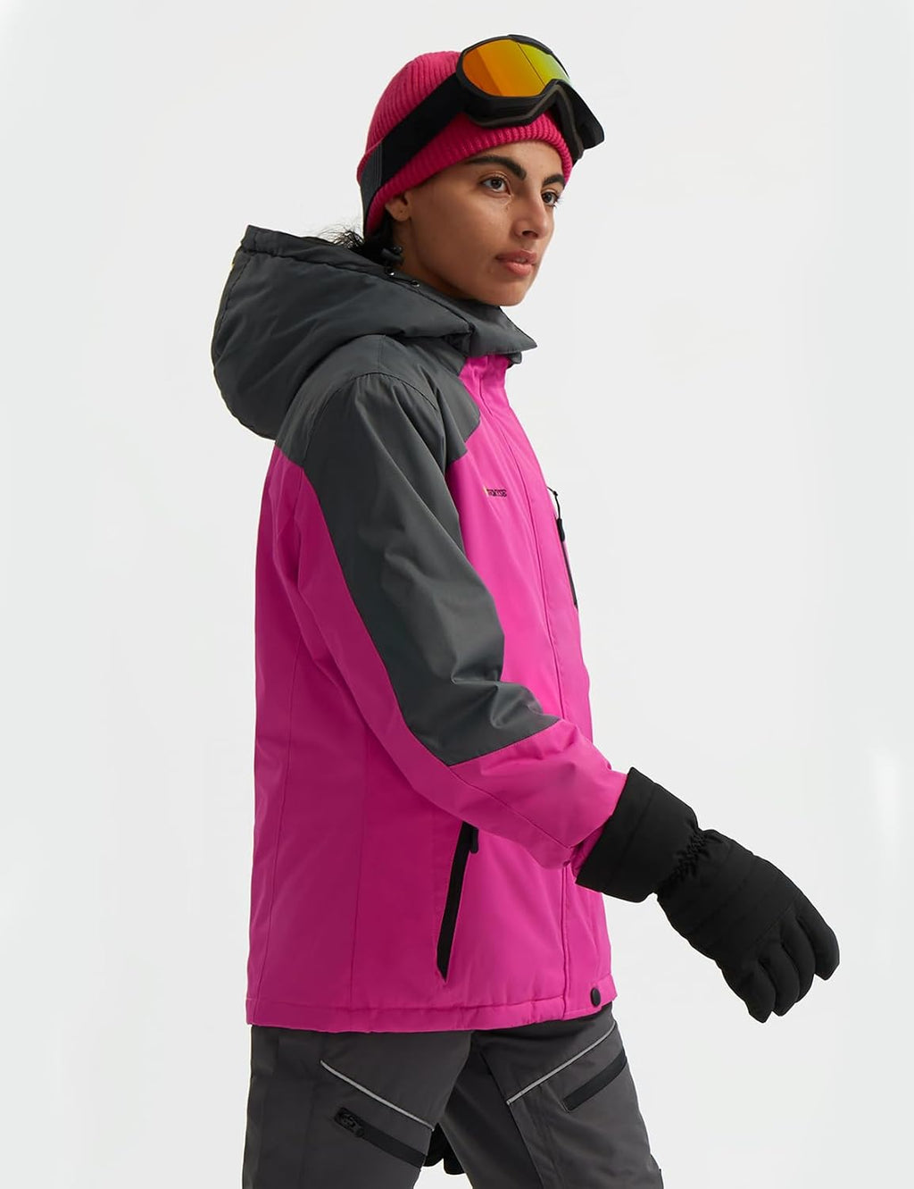 Women'S Mountain Waterproof Ski Snow Jacket Winter Windproof Rain Jacket