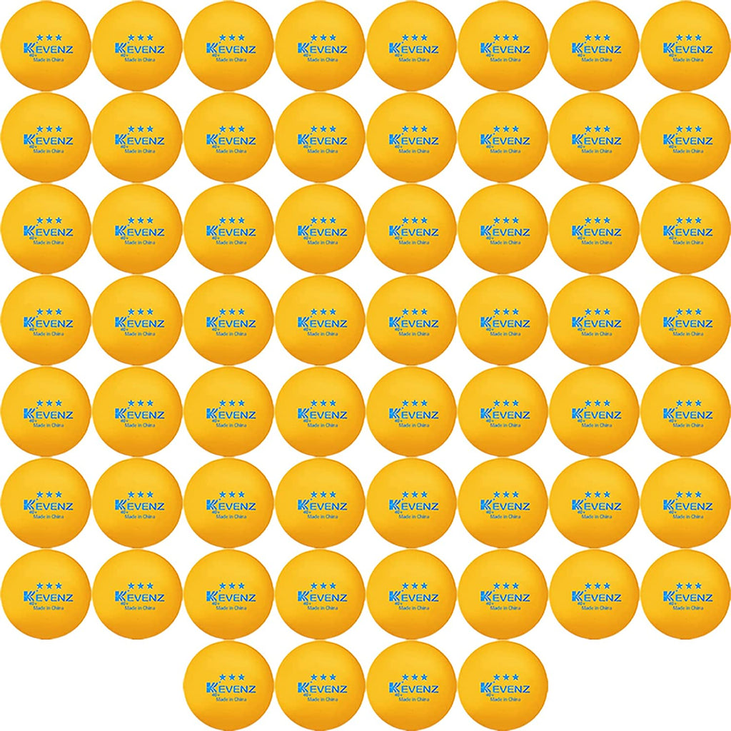60-Pack 3 Star Ping Pong Balls,Advanced Table Tennis Ball,Bulk Outdoor Ping Pong Balls, Orange