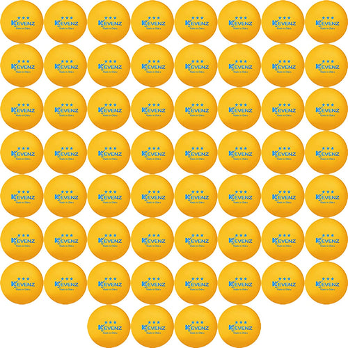60-Pack 3 Star Ping Pong Balls,Advanced Table Tennis Ball,Bulk Outdoor Ping Pong Balls, Orange